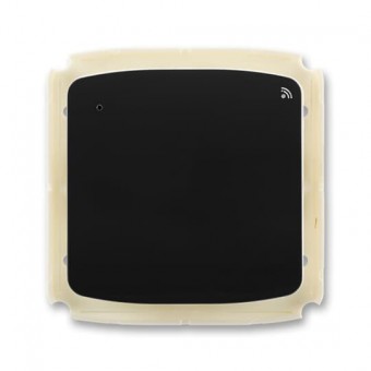 vysílač RF signálu s krátkocestným ovladačem, nástěnný, 868 MHz, černá, design TANGO